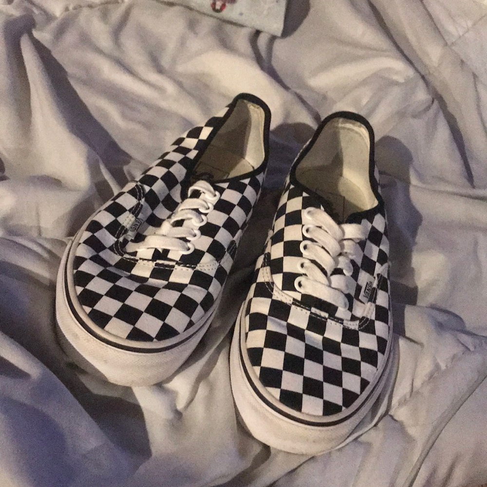 Checkered Vans